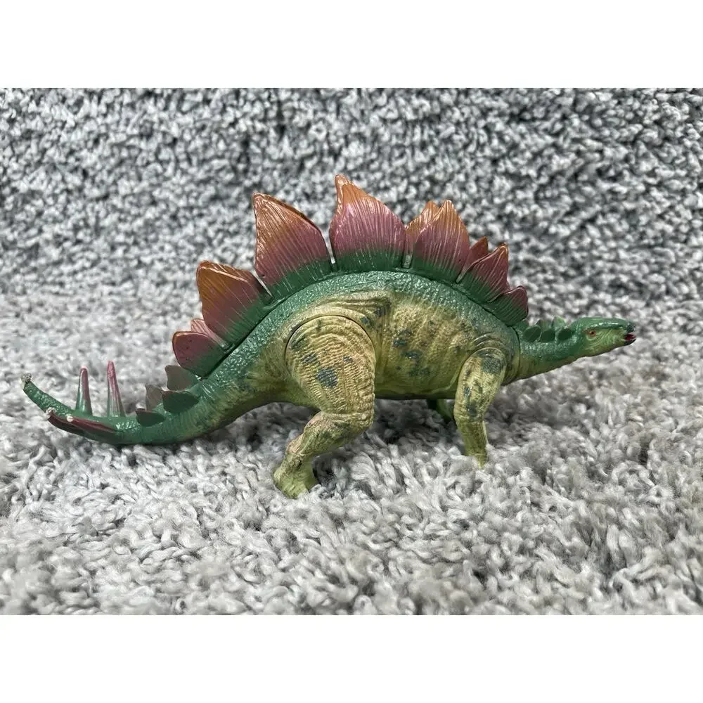 PVC Plastic WOW World NKOK Dinosaur Figures Posable Stegosaurus Dinos 3262